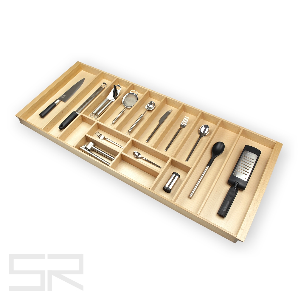 K120-dekoY5QC1FdPiUl85 Besteckeinsatz K120 für schräge Zargen. Einzelstück. Buche.